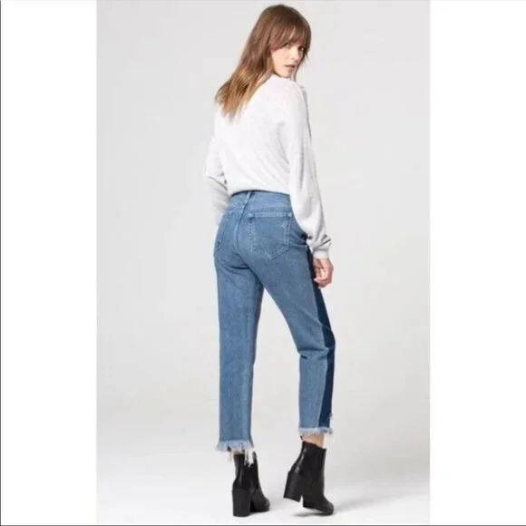 Hidden Jeans Two Tone Distressed Raw Hem Jeans Size 25 - Picture 4 of 14